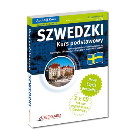 Szwedzki Kurs podstawowy - Nowa Edycja! (Książka + 2 x CD Audio)