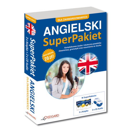 Angielski SuperPakiet dla zaawansowanych (3 x Książka + 2 x CD Audio)