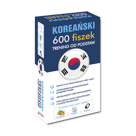 Koreański 600 fiszek Trening od podstaw