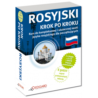 Rosyjski Krok po kroku (2 x Książka + 5 x Audio...