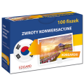 Koreański. Zwroty konwersacyjne. Fiszki 100 (A1-A2)