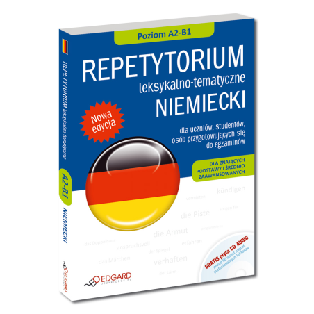 NIEMIECKI Repetytorium leksykalno-tematyczne dla znających podstawy i średnio zaawansowanych (Książka + CD AUDIO)