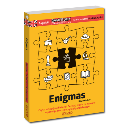 Angielski Gamebook z ćwiczeniami Enigmas