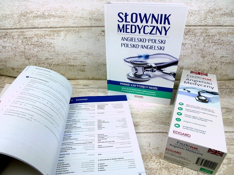 Angielski medyczny (Medical English) - książki, słownik, fiszki do nauki angielskiego dla lekarzy, pielęgniarek i studentów medycyny