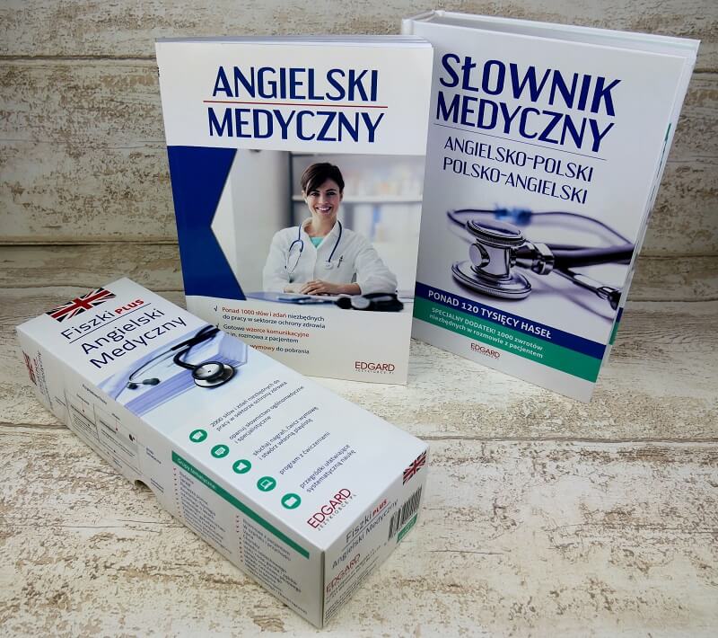 Angielski medyczny (English for Medical Purpose) - podręcznik, słownik i fiszki do nauki angielskiego dla pracowników służby zdrowia