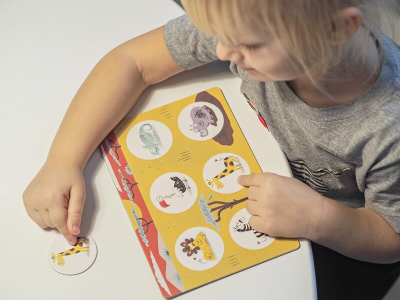 Gra Loteryjka. Zwierzęta (2+ lat) | Pierwsza gra dla najmłodszych dzieci - prezent na Zajączka!