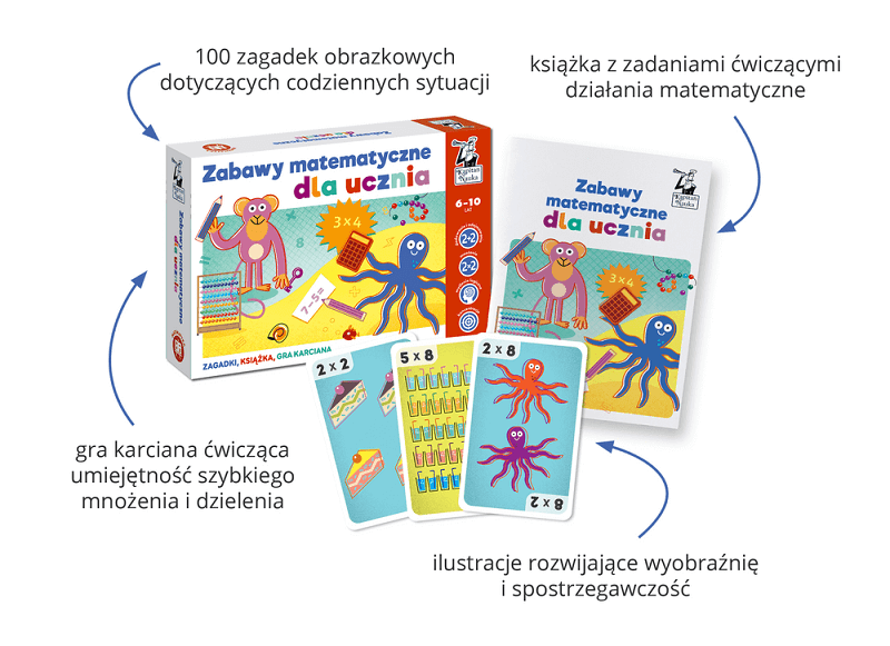 Zabawy matematyczne dla ucznia - wizualizacja, ćwiczenia z liczbami