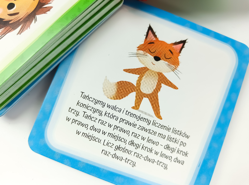Karciana gra logopedyczna Leśne harce
