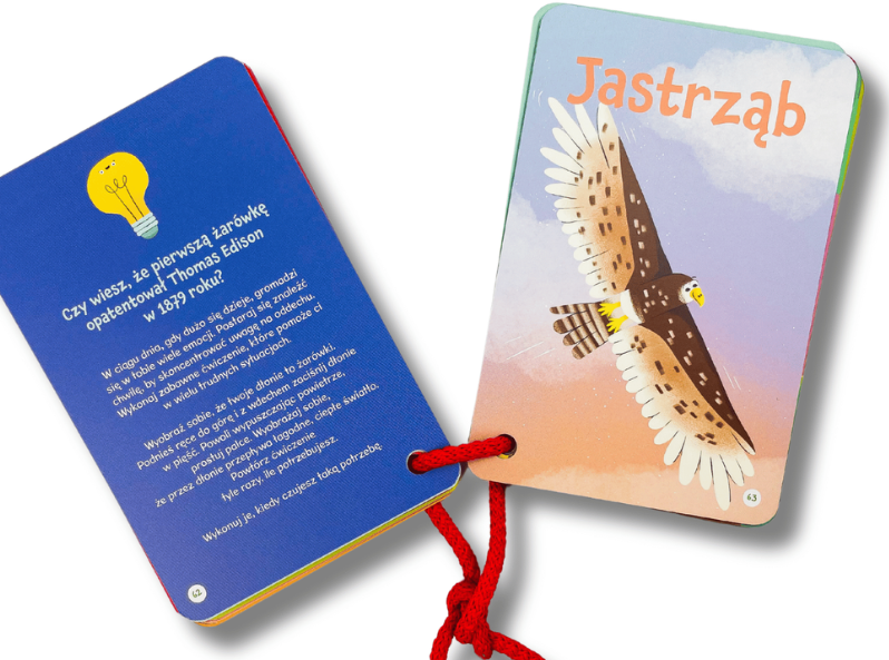 Karty Uważność dla dzieci. Trening mindfulness – ćwiczenia oddechowe i relaksacyjne dla dzieci od 4 lat