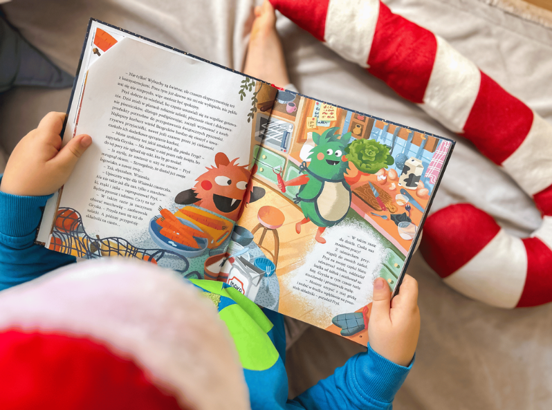 Święta u Bazgraków. Zimowe opowieści – ilustrowana książka z twardą oprawą