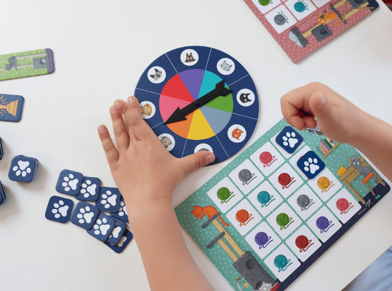 Gra edukacyjna Koty Smart Bingo dla 4-latków