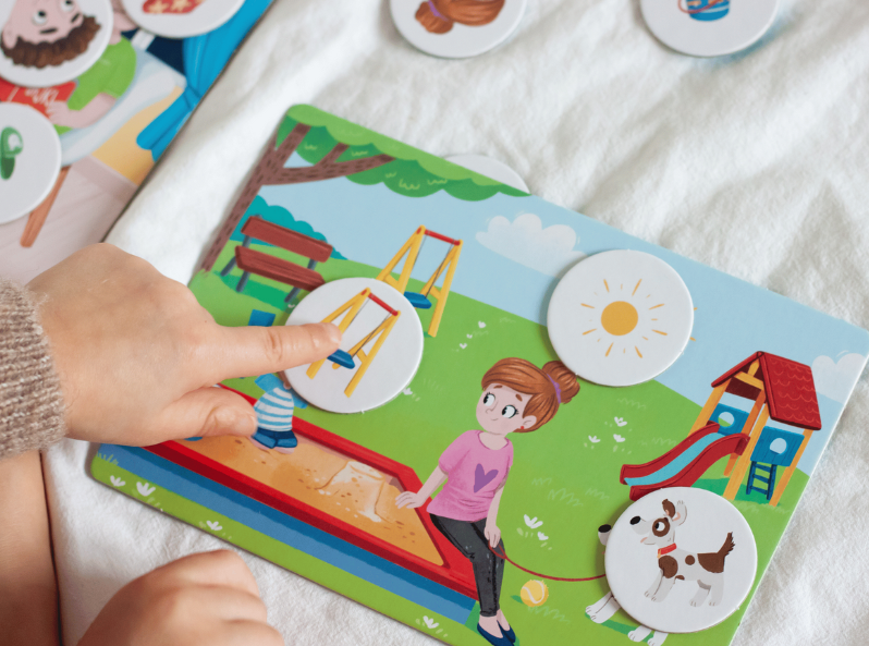 Gra edukacyjna Moja pierwsza gra. Już mówię dla dzieci od 18 miesięcy wspierająca rozwój mowy