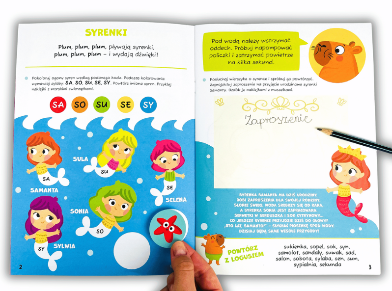 Zabawy logopedyczne. Nie seplenię