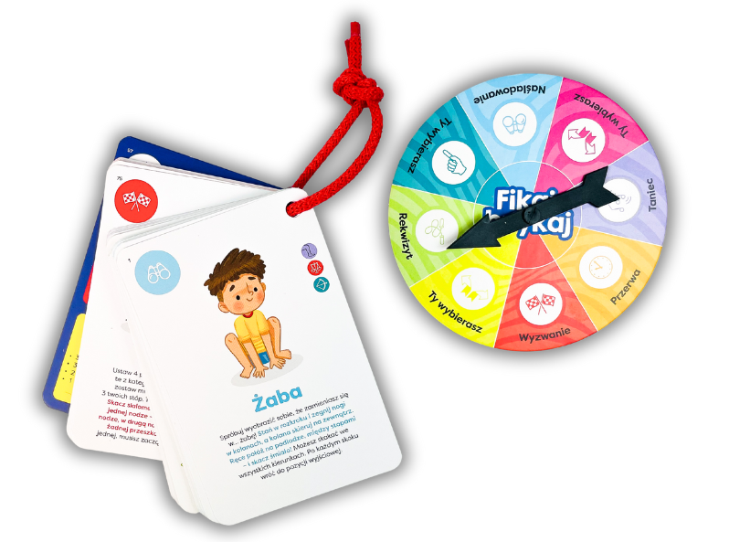 Gra ruchowa Fikaj brykaj - aktywna zabawa dla dzieci i rodziców