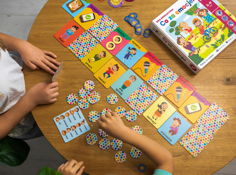 Co za emocje - gra edukacyjna Kapitana Nauki dla dzieci 3-9 lat