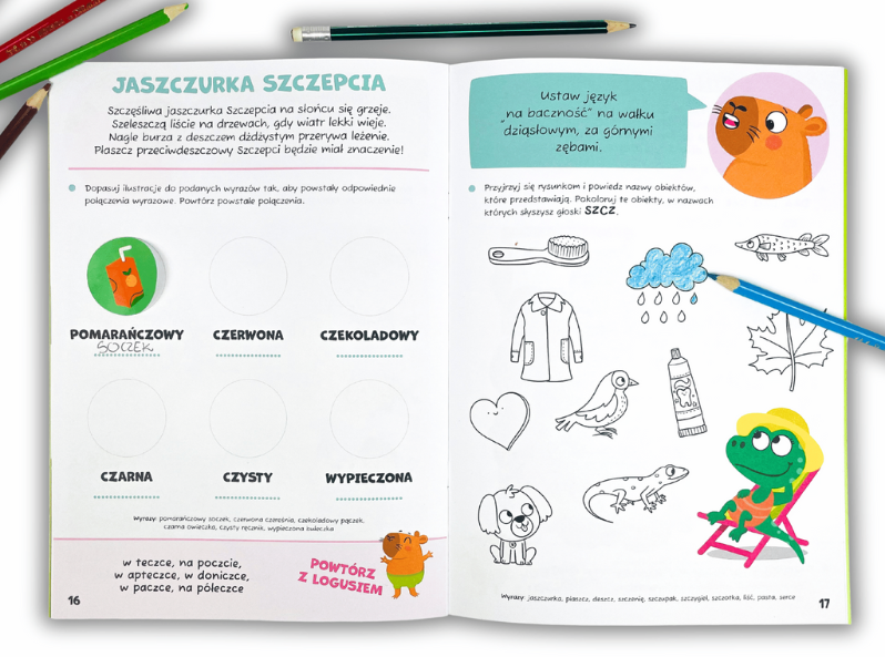 Zabawy logopedyczne. Ćwiczę łamańce