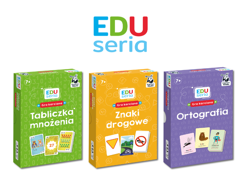 Książki z serii EDUseria marki Kapitan Nauka