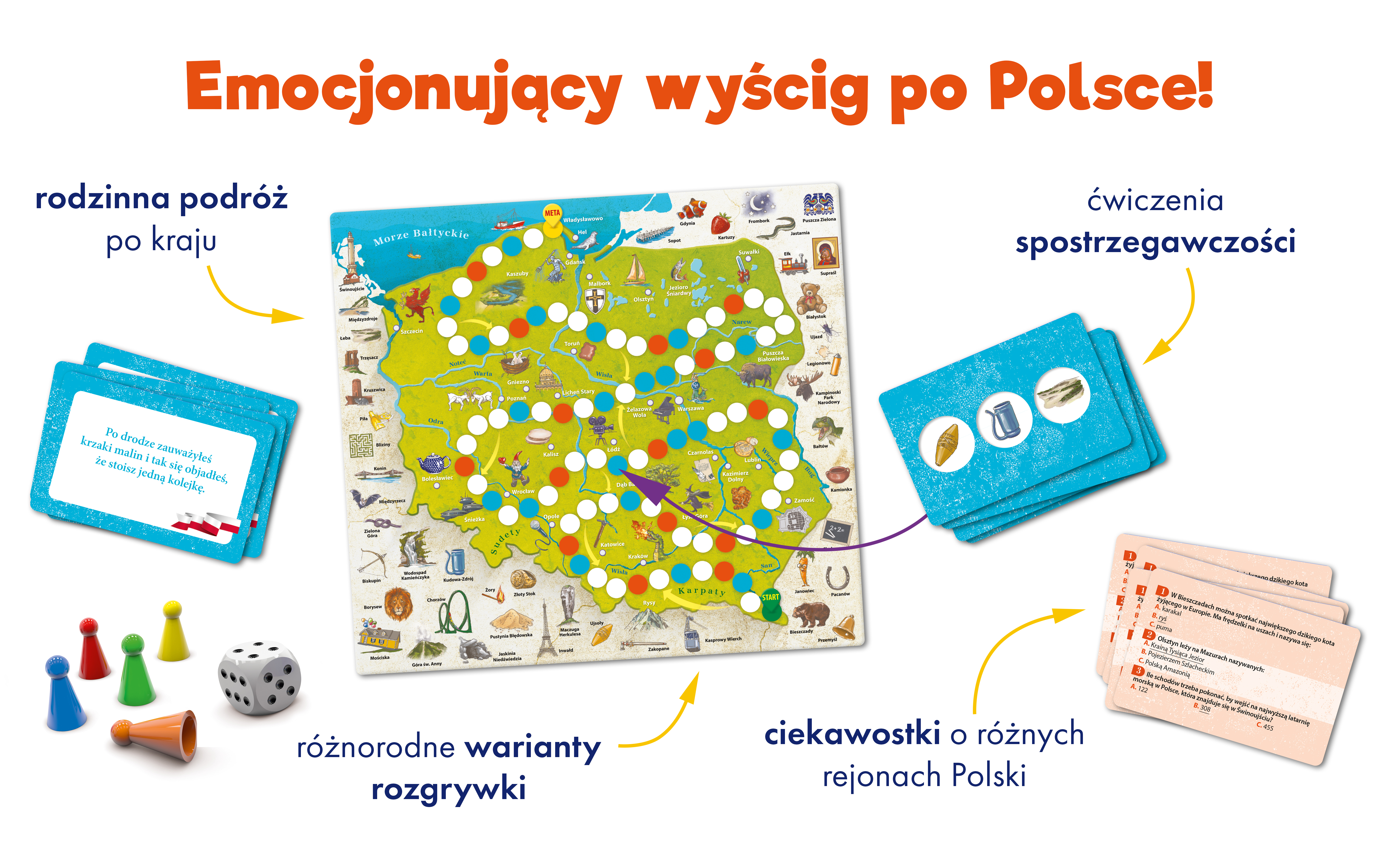 Gra edukacyjna Polska - Kapitan Nauka