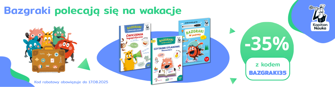 Bazgraki w promocji Kapitan Nauka Promocja 30%