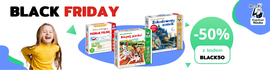 Balck Friday -50% Kapitan Nauka