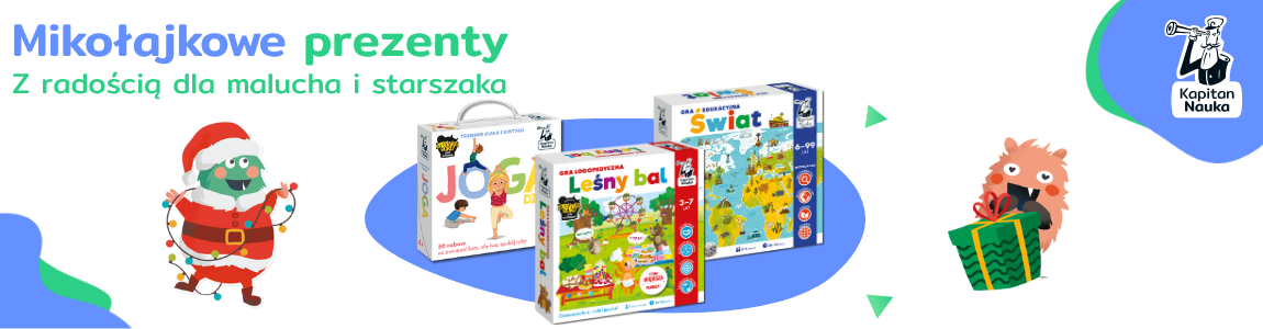 Prezenty na mikołajki Kapitan Nauka