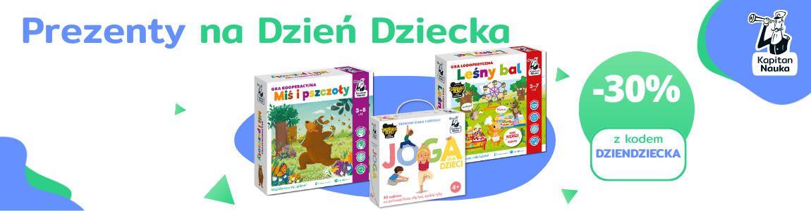 Prezenty na Dzień Dziecka Kapitan Nauka Promocja 30%