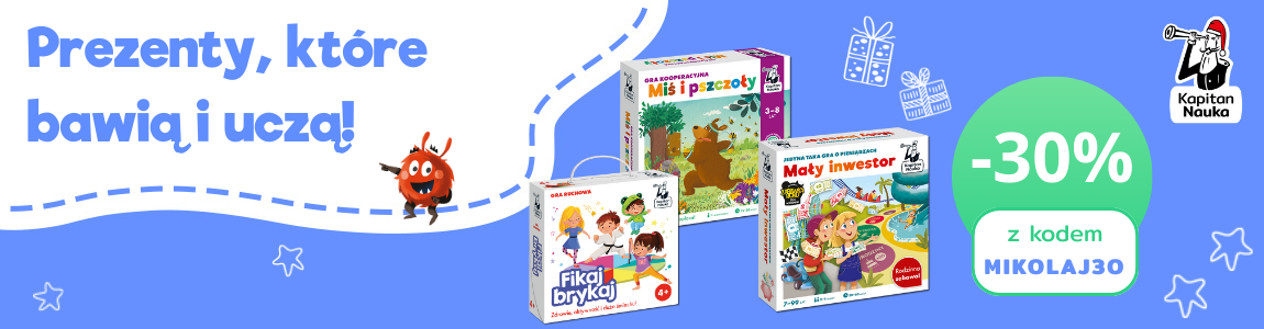 Prezenty świąteczne dla dzieci Kapitan Nauka