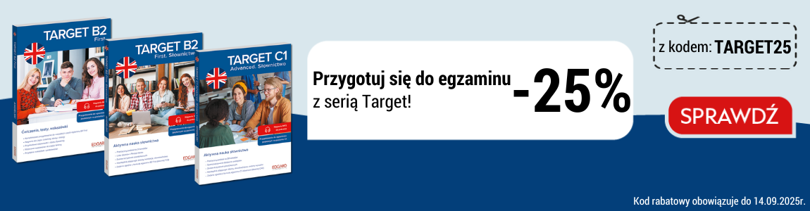 Seria Target Ksiązki do nauki angielskiego Języki Obce
