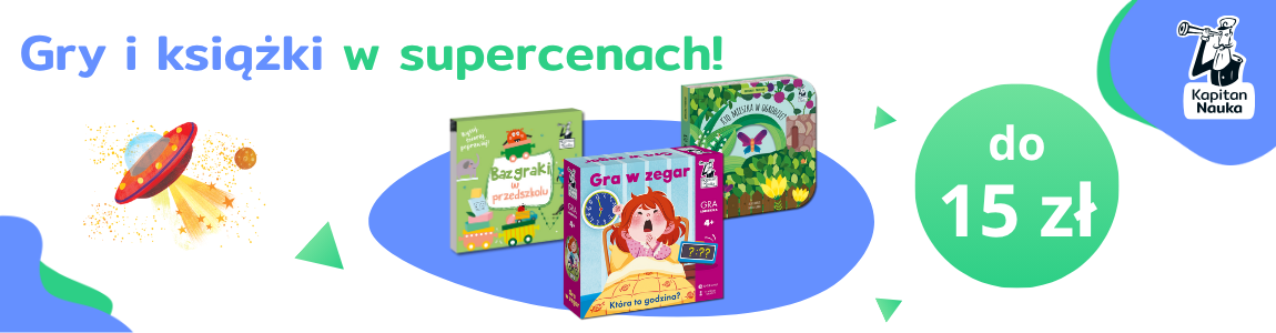 Wszystko do 15 zł Kapitan Nauka Gry i książki edukacyjne dla dzieci