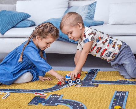 Droga. Duże puzzle z grą - Kapitan Nauka
