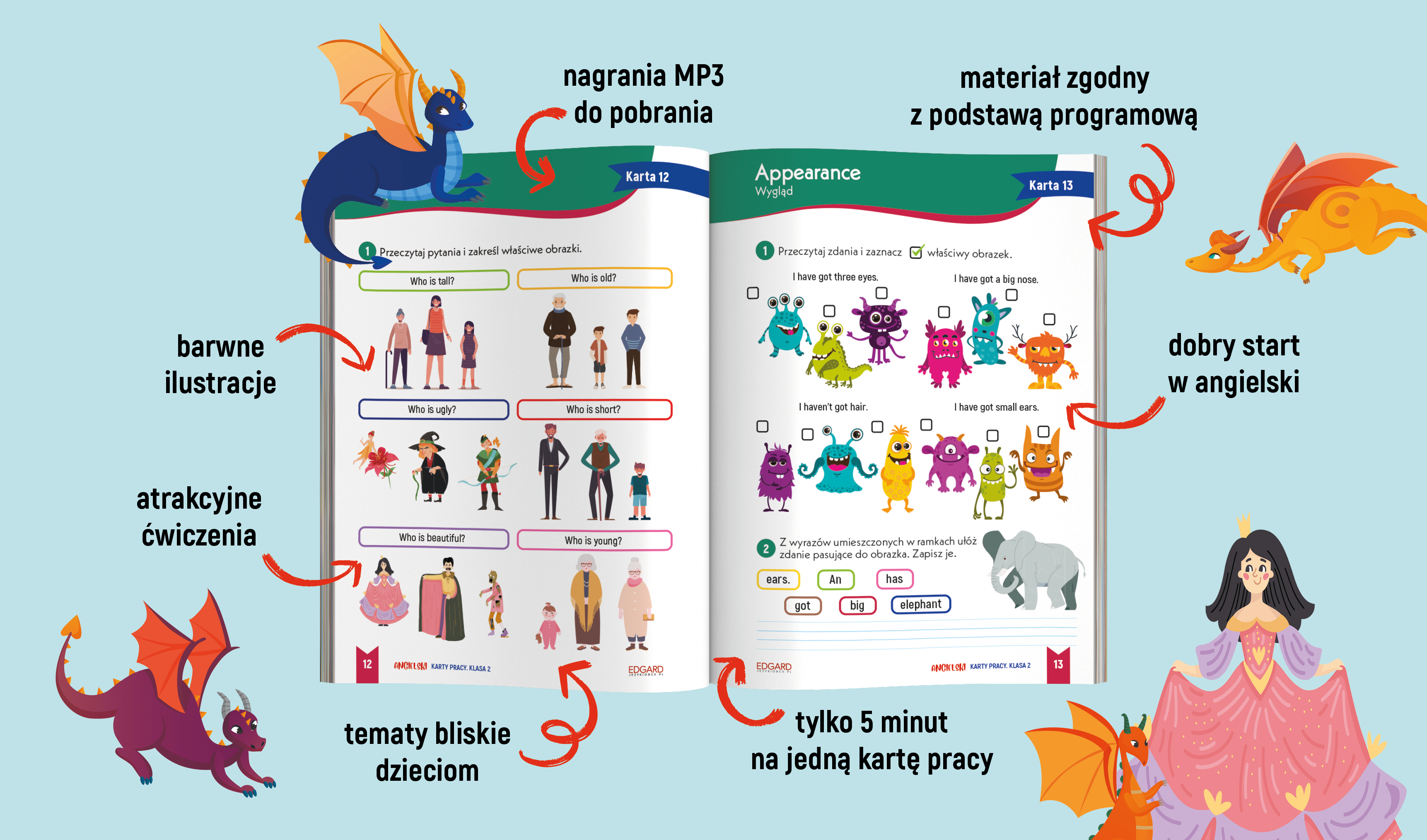 Montessori. Karty sensoryczne. Zwierzęta  2+ | Dotknij i poczuj - wypukłe elementy!