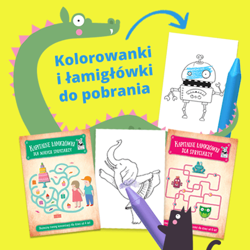 Kolorowanki i łamigłówki do pobrania za darmo!