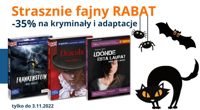 Halloween Języki obce.pl - Aż 35% rabatu na mroczne kryminały i powieści