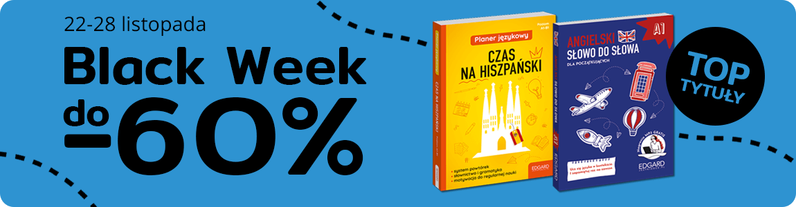 Black Week - książki do nauki języków w supercenach do -60%!