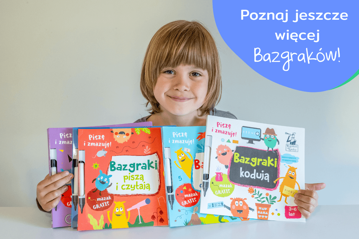 Pobierz BEZPŁATNIE niespodziankę od Bazgraków - Ferie z Kapitanem Nauką