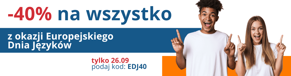 -40% na całą ofertę w sklepie jezykiobce.pl