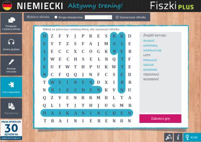 Niemiecki Fiszki PLUS dla początkujących 2 - ćwiczenie 3