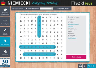 Niemiecki Fiszki PLUS dla początkujących 3 - ćwiczenie 3