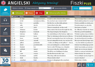 Angielski Fiszki PLUS dla początkujących 2 - ćwiczenie 1