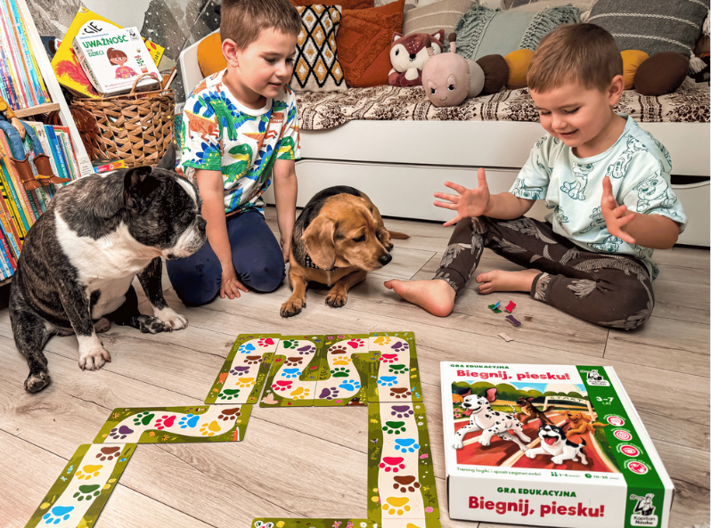 Biegnij, piesku! - gra edukacyjna
