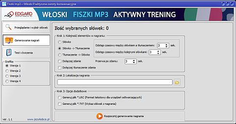 Włoski fiszki Praktyczne zwroty konwersacyjne - nauka włoski