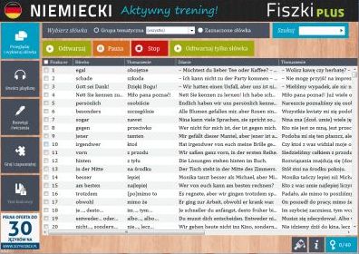 Niemiecki Fiszki PLUS dla średnio zaawansowanych 1  - ćwiczenie 1