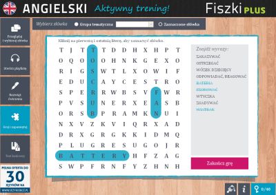 Angielski Fiszki PLUS dla średnio zaawansowanych 2  - ćwiczenie 3