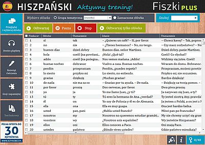 Hiszpański Fiszki PLUS dla początkujących 1 - ćwiczenie 3