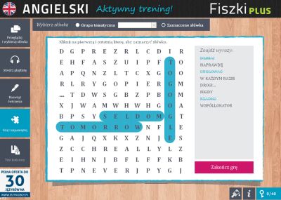 Angielski Fiszki PLUS Zwroty konwersacyjne dla początkujących - ćwiczenie 3