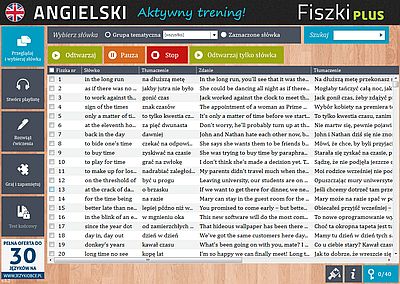 Angielski Fiszki PLUS Idiomy - ćwiczenie 1