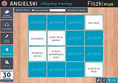 Angielski Fiszki PLUS Idiomy - ćwiczenie 3