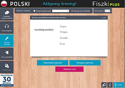 Fiszki PLUS Polish for foreigners - zadania