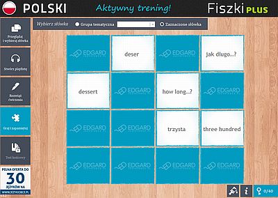 Fiszki PLUS Polish for foreigners - ćwiczenia