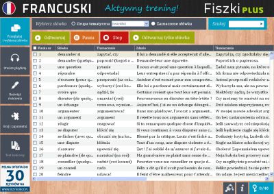 Francuski Fiszki PLUS dla średnio zaawansowanych 1 - zadania